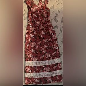 Pink floral children’s dress